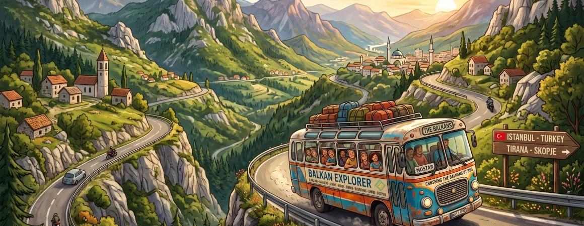 Crossing the Balkans by Bus: Why the Coach Is Still the Smartest Way to Travel Here