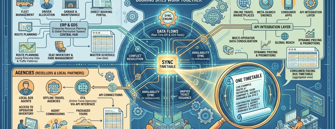 Behind One Timetable: How Bus Companies, Agencies and Booking Sites Work Together