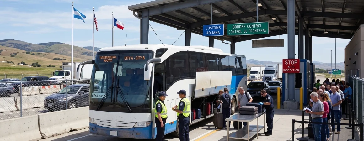 Border Crossings on a Bus: What Actually Happens and What to Have Ready