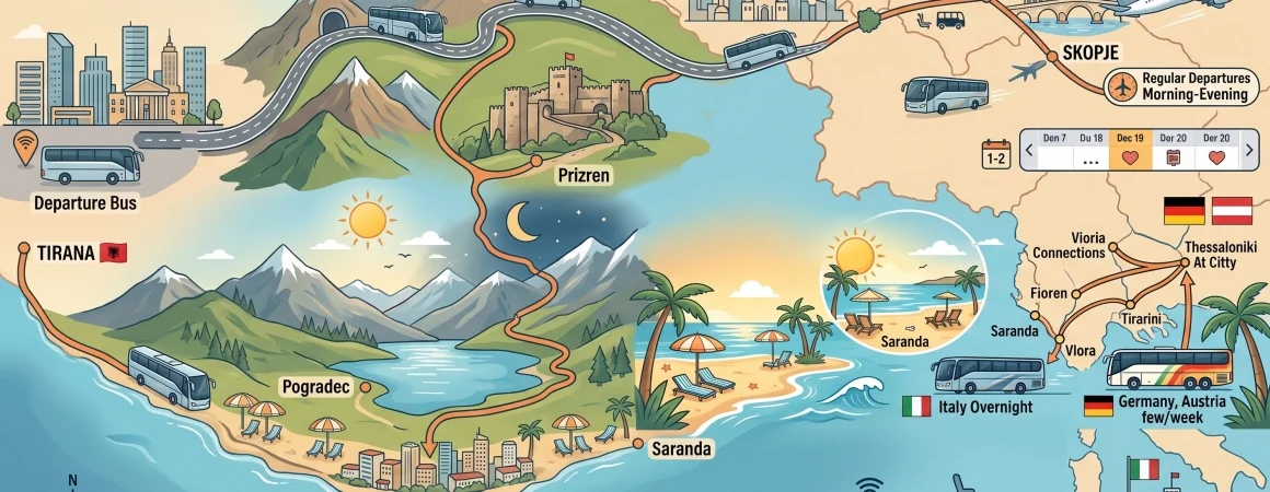 Tirana to Thessaloniki, Pristina to Skopje: The Routes Everyone Asks About, Explained